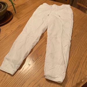 Lululemon white joggers size 2